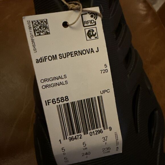 Adidas Adifom Supernova Shoes Core Black Men's Shoes IF3915 size 5 - Picture 5 of 8